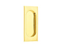 Emtek 2201 Rectangular Flush Pull in Polished Brass