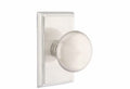 Emtek Providence Knob with Rectangular Rosette