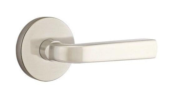 Emtek Sion Lever with Disk Rosette in Satin Nickel