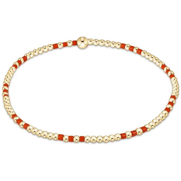 enewton Gameday Hope Joy 2mm Bracelet -Bright Orange