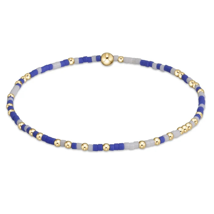 enewton Gameday Hope Unwritten Bracelet -Blue/White