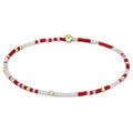 enewton Gameday Hope Unwritten Bracelet -Crimson/White