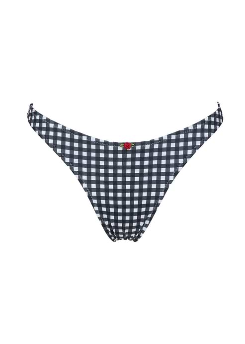 Esme Bottom - Black & White Gingham
