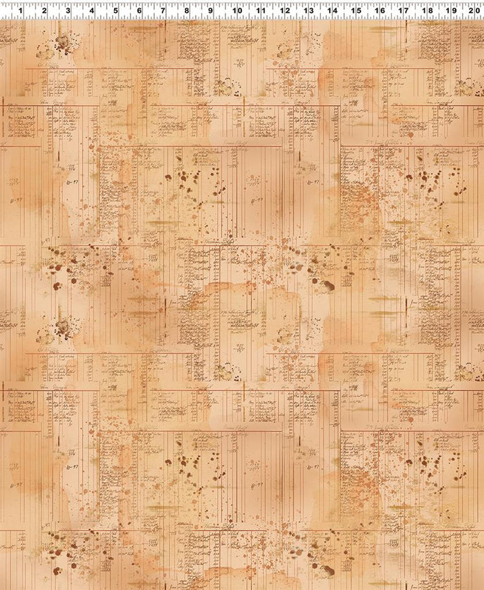 Farm Life Digital Ledger Y3940-70 Light Rust by Clothworks