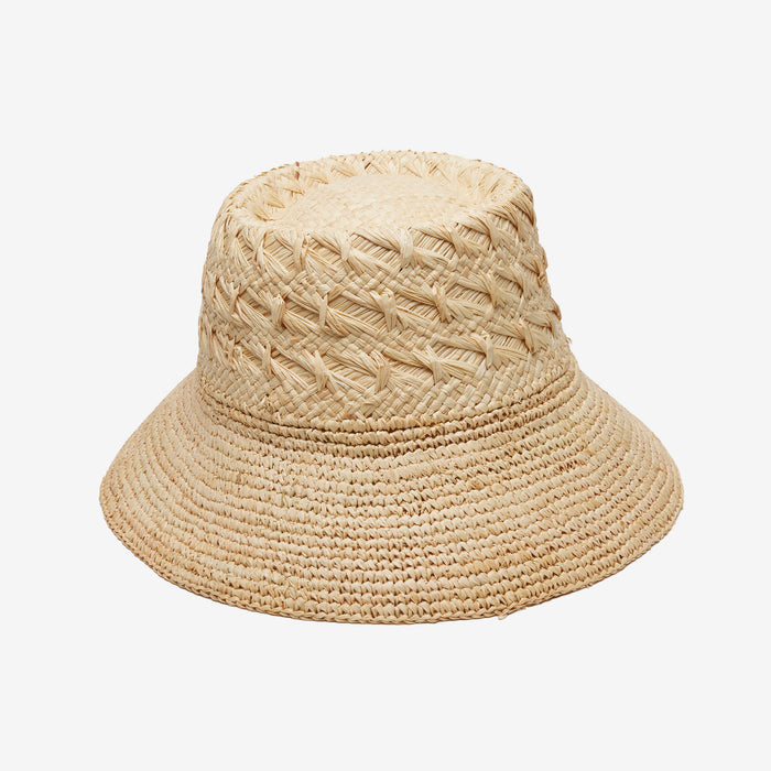 JA1400 Natural woven straw hat by fina in Natural - Sunset Park Resort shop