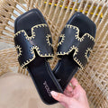 Finity Black Stitching Sandals - Lyla's: Clothing & Gifts - Online and Rockwall Texas Boutique