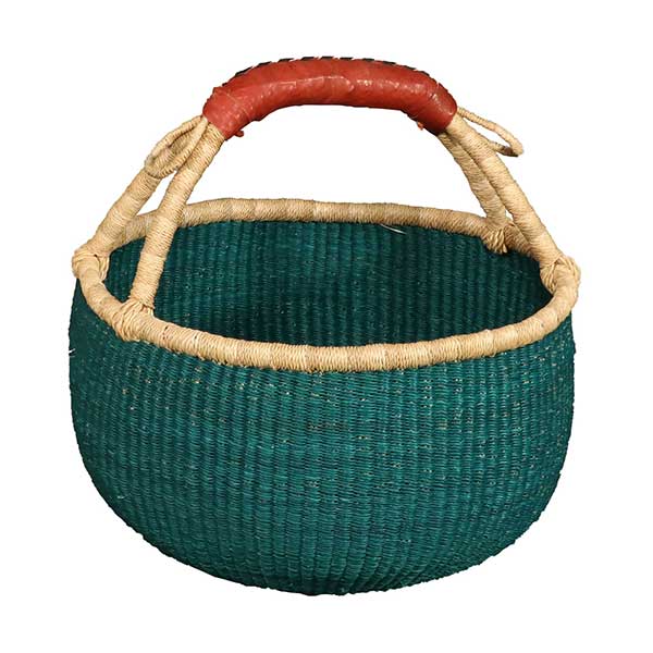 Handwoven African Bolga Basket, Large