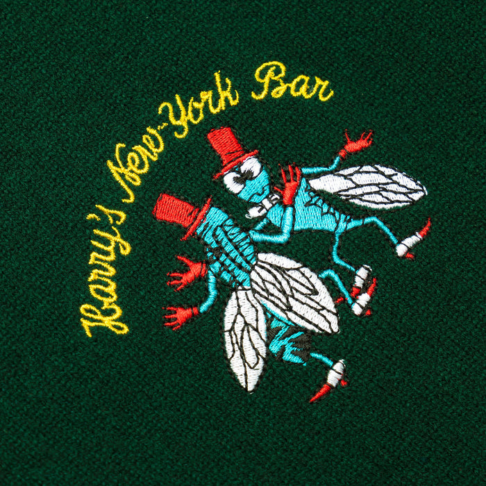 Harry's famous bar flies motif.