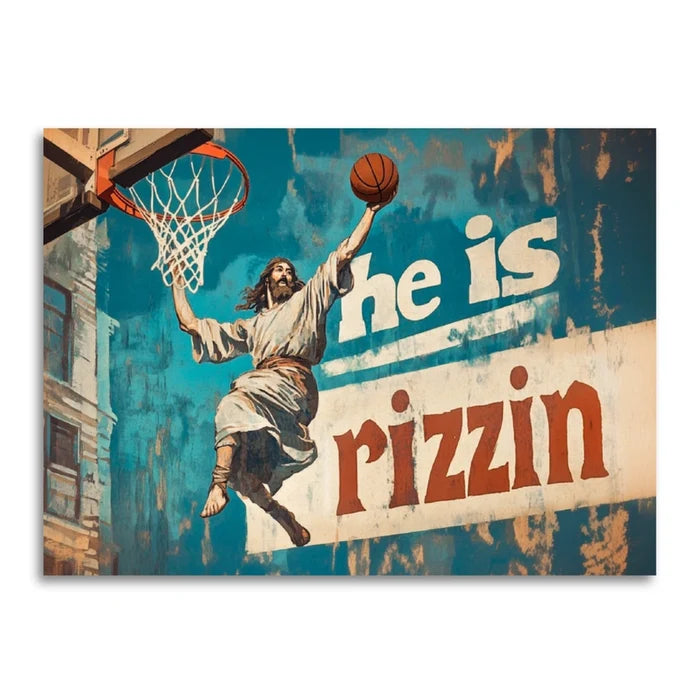 He is Rizzin Easter Card