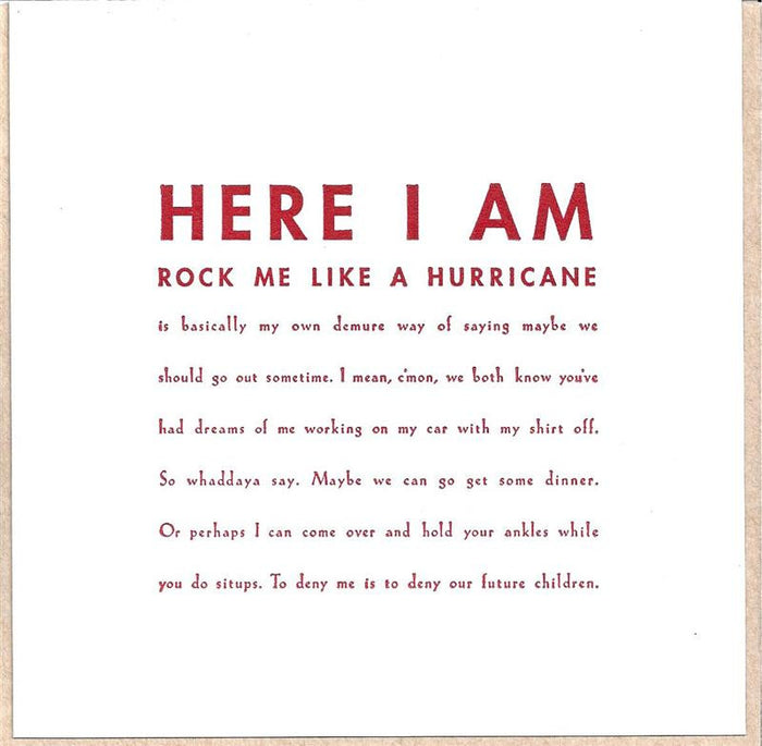Here I Am Card
