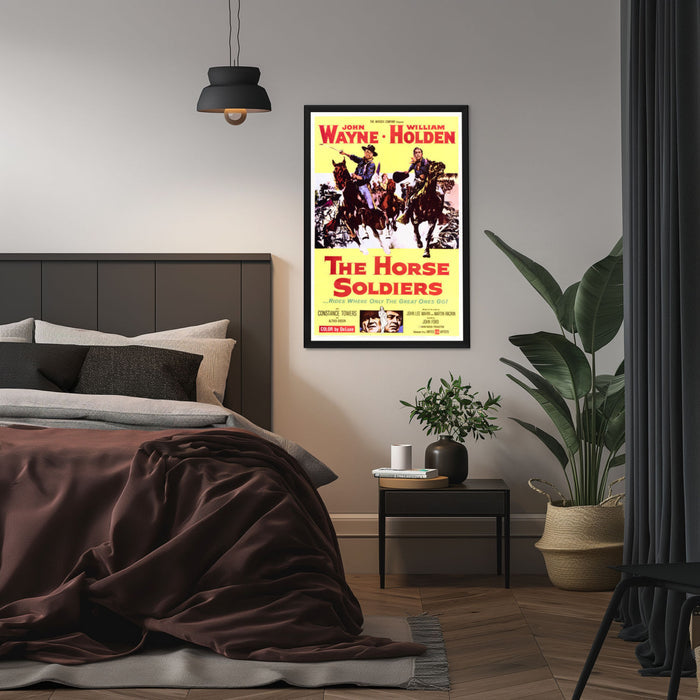 "Horse Soldiers" (1959) Framed Movie Poster