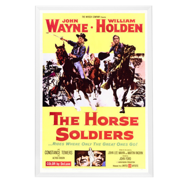 "Horse Soldiers" (1959) Framed Movie Poster