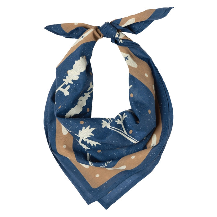 Kickin' Up Dust Navy Blue Bandana