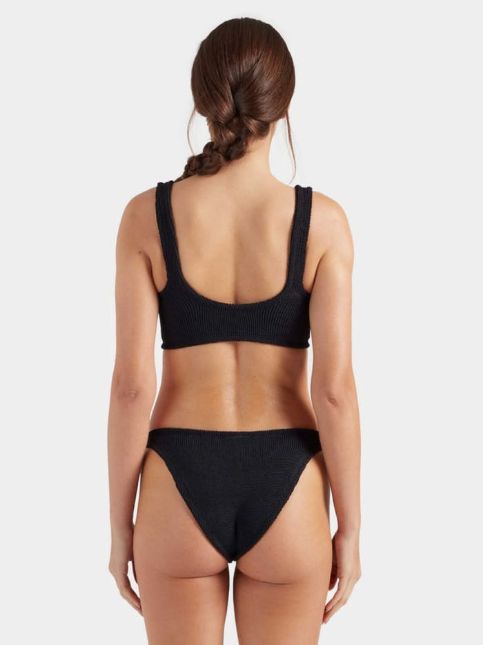 JULIA GOLD HOOP BIKINI - BLACK