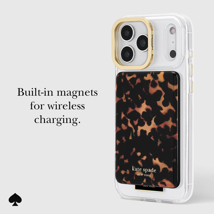 Kate Spade MagSafe Portable Charger -Tortoise