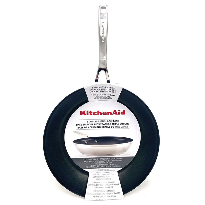 Kitchenaid 71010 12" Stainless Steel Nonstick Fry Pan