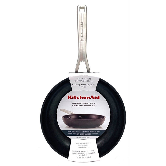 KitchenAid 8.25-Inch Hard Anodized Nonstick Fry Pan – Matte Black (Model 80121)