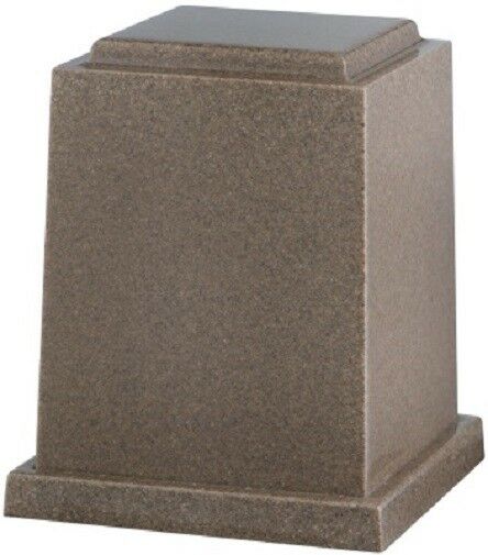Large/Adult 225 Cubic Inch Windsor Elite Walnut Cultured Granite Cremation Urn