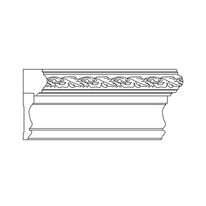 LCD - BB8122, CA342, 5 1/4"h x 1 3/4"d LCD Chairrails White River Hardwoods