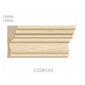 LCD - CH689, CA342, 5 5/8"h x 1 3/4"d LCD Chairrails White River Hardwoods Poplar