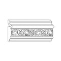LCD - PM500, FR8921, 5 1/2"h x 1 1/8"d LCD Chairrails White River Hardwoods
