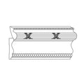 LCD - PM8569, CA8338, 5 3/4"h x 1 3/8"d LCD Chairrails White River Hardwoods