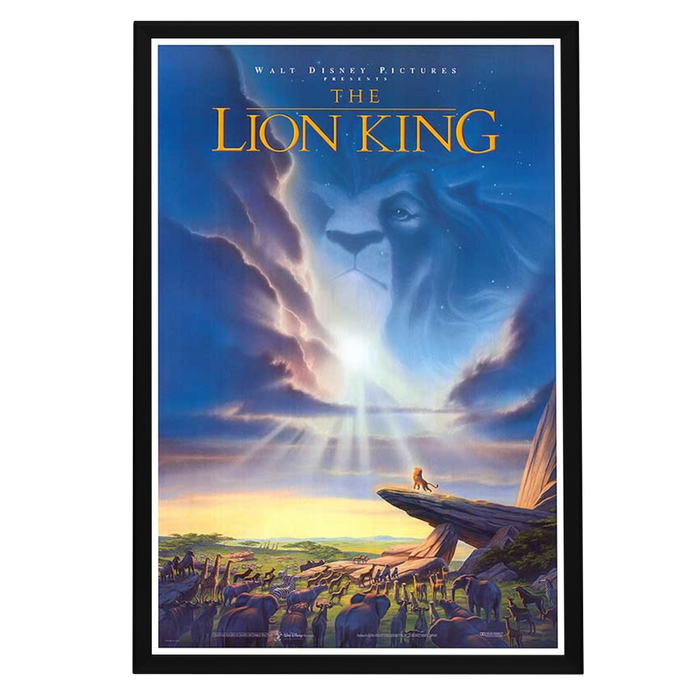 "Lion King" (1994) Framed Movie Poster
