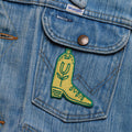 Lucky Boot Woven Patch