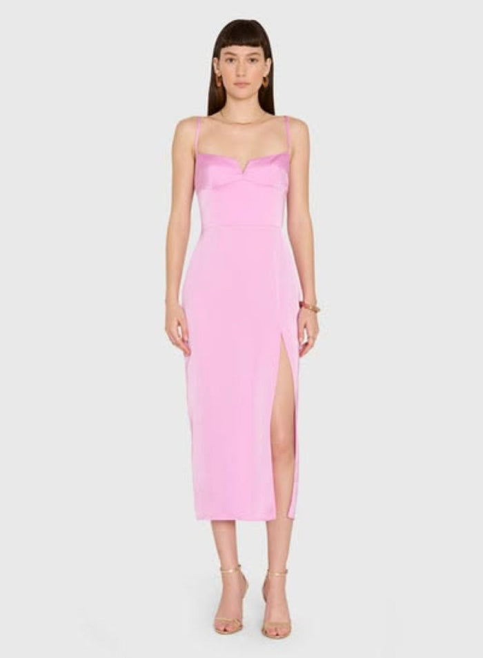 Lyra Midi Dress - Azalea