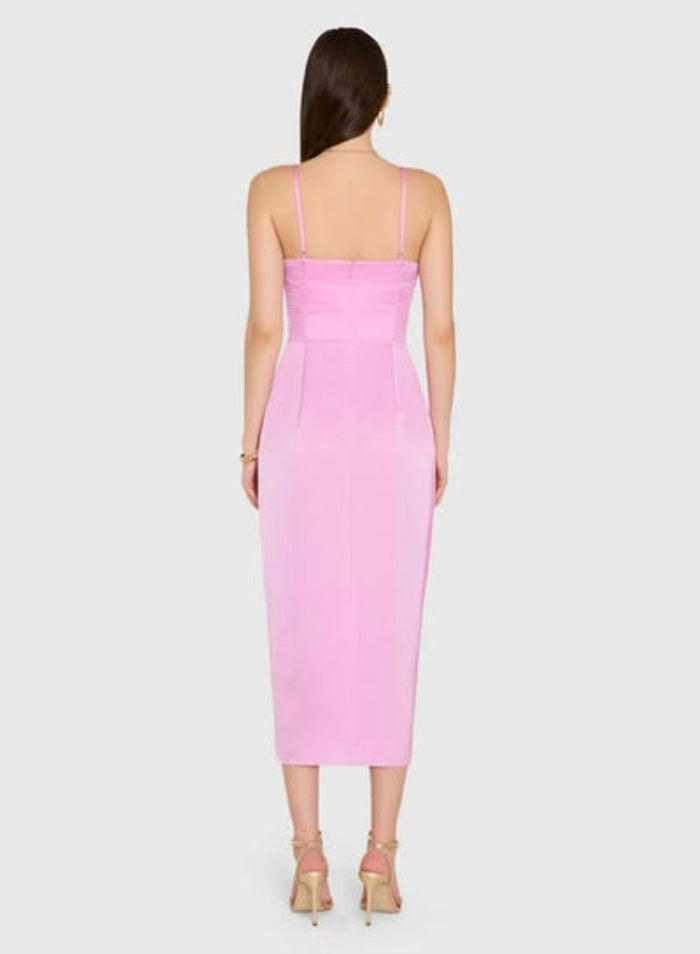 Lyra Midi Dress - Azalea