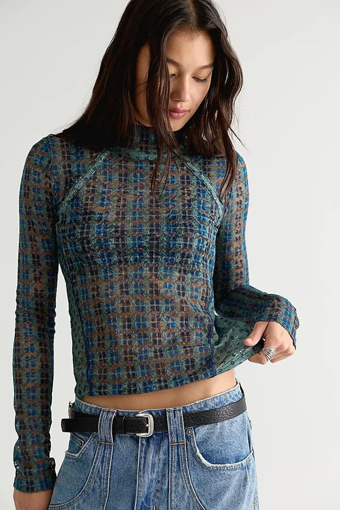 Lyric Sheer Lace Top