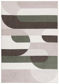 BEIGE / GREEN / RECTANGLE / 4' x 6'