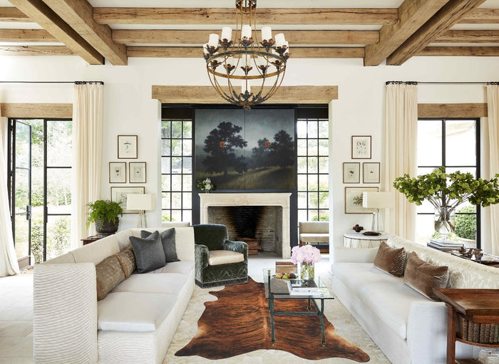 Medium Brindle Cowhide Rug #B10329