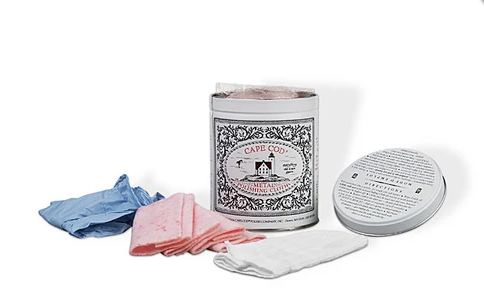 Metal Polishing Cloths for Fine Metals, Tin