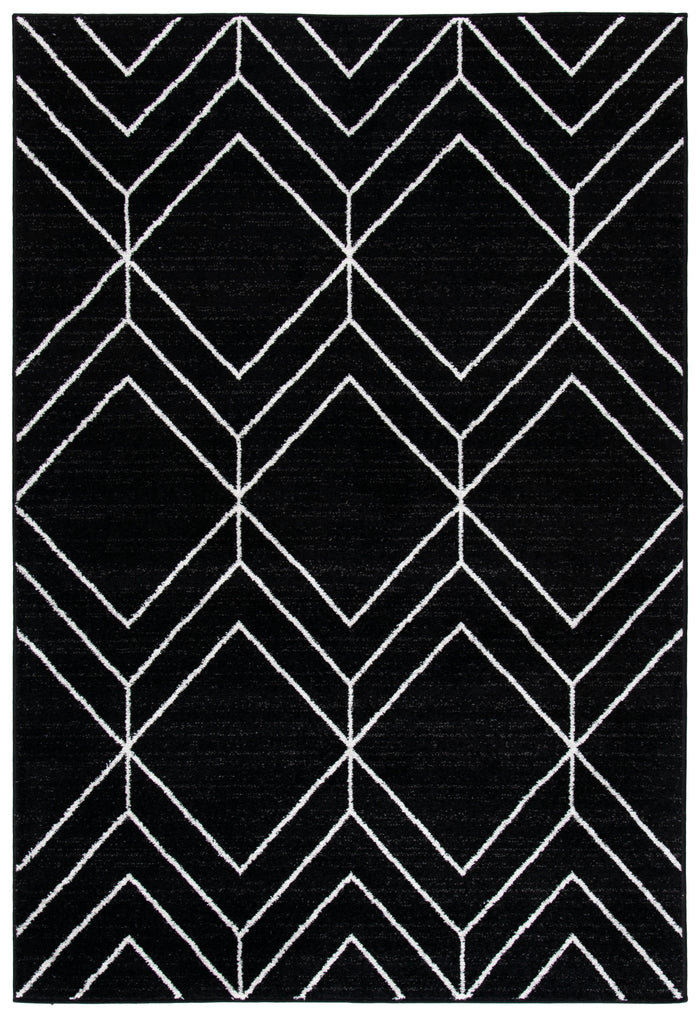 BLACK / IVORY / RECTANGLE / 2' x 3'