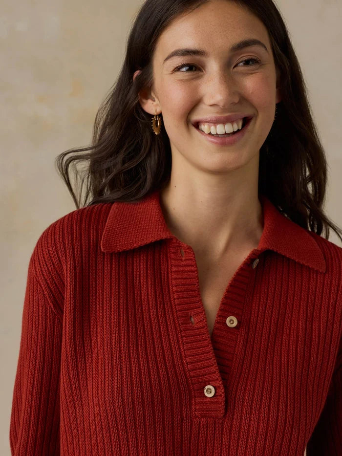 Miramar Linen Short-Sleeve Polo