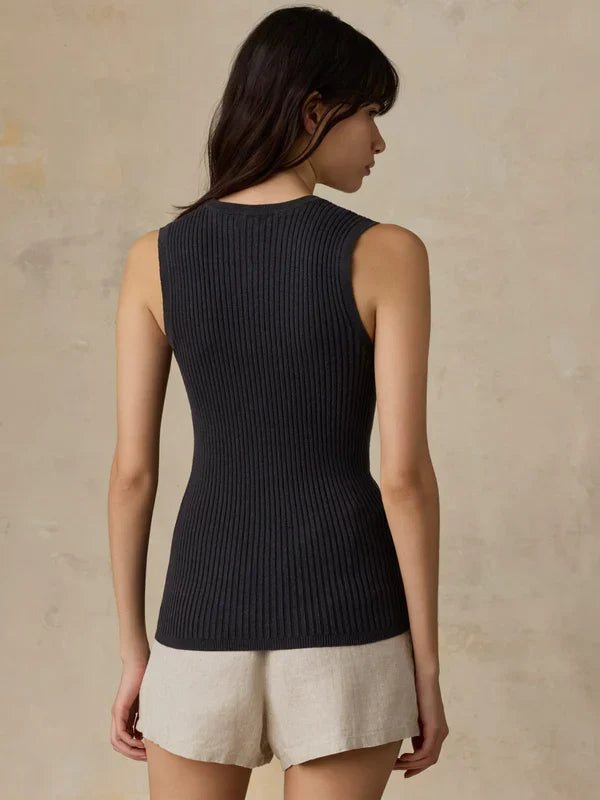 Miramar Linen Sleeveless Cami Cardigan