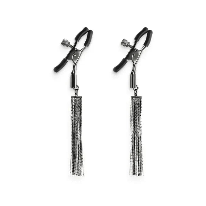Bound Nipple Clamps D2 - Gunmetal Silver