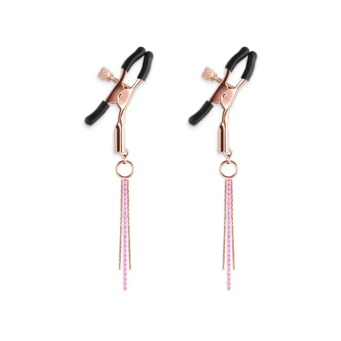Bound Nipple Clamps D3 - Rose Gold