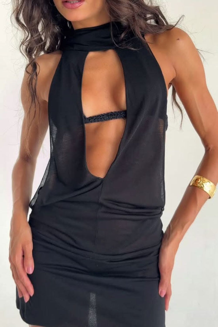 Pamela Mini Dress - black