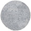 BLUE / IVORY / ROUND / 10' x 10'