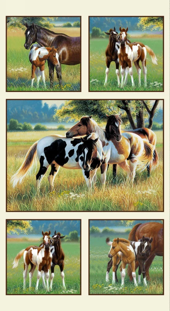 Pasture Buddies 7207-Cream by Elizabeth Studios