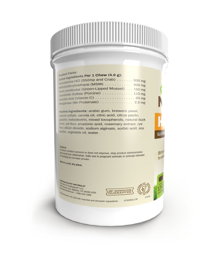 Pet Naturals HIP + JOINT PRO® For Dogs (60 Count)