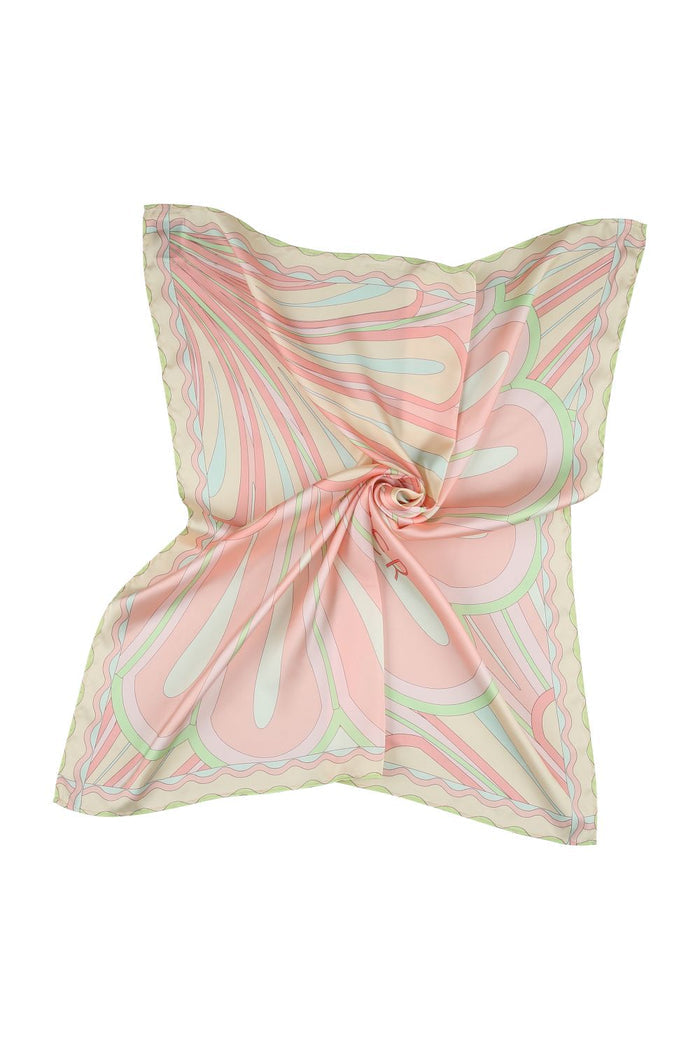 Pink Flower Bandana