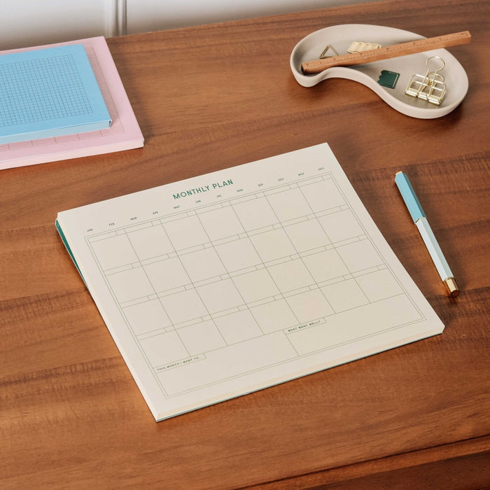 Desk Pad Monthly Planner at Golden Rule Gallery