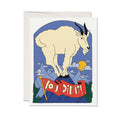 Proud Goat Graduation Card