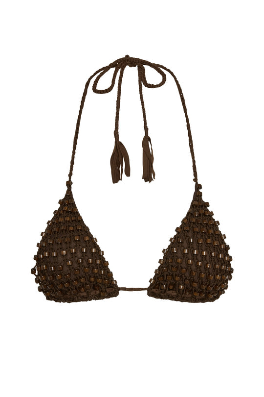 Rihanna Macrame Triangle Top - Kopi
