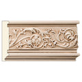 Rinceau Scrolls Frieze, 5"w x 3/4"d  (Repeat 8 3/8"), Resin Friezes White River Hardwoods