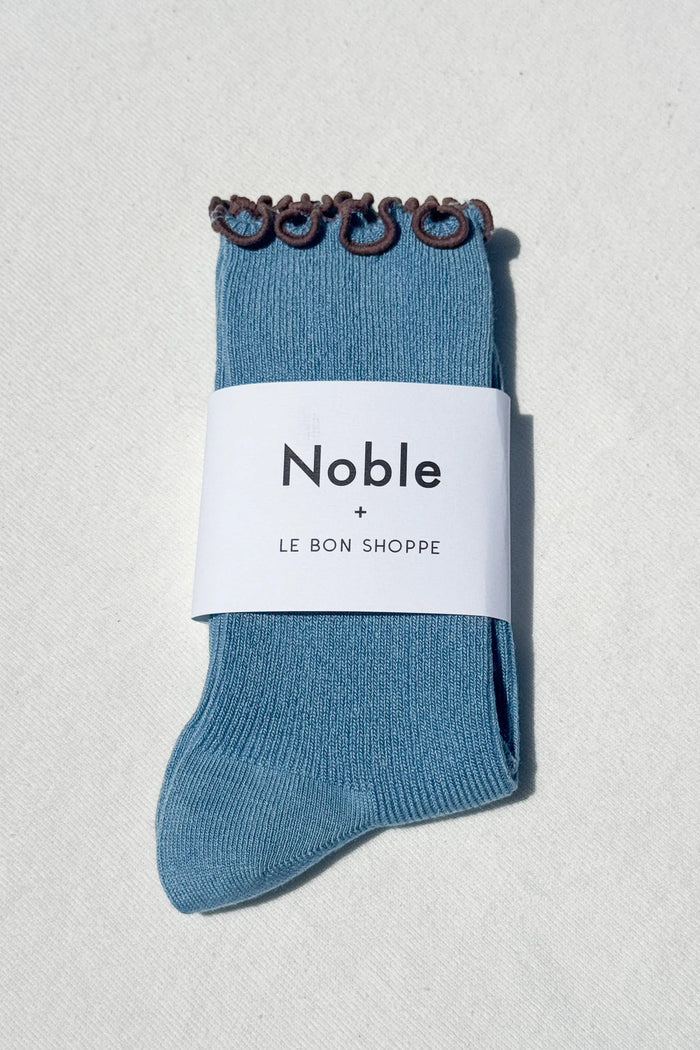 Ruffled Modal Socks