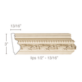 Running Leaf & Bead, 3"w x 13/16"d, (lips 1/2" to 13/16) Panel Mouldings White River Hardwoods Poplar